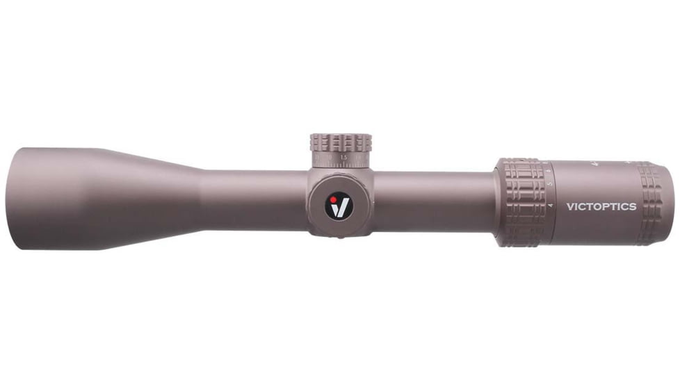 Vector Optics Victoptics S4 Rifle Scope, 4-16x44mm, 30mm Tube, FFP, MDL Wire Reticle, Coyote FDE, Black, OPSL26