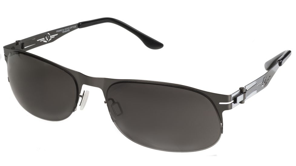 VedaloHD Palermo Sunglasses - Gunmetal Frame, Smoke Lenses 8077