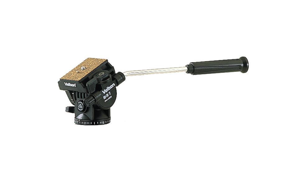 Velbon PH-368 2-way Fluid Tripod Head, Aluminum, Black PH-368