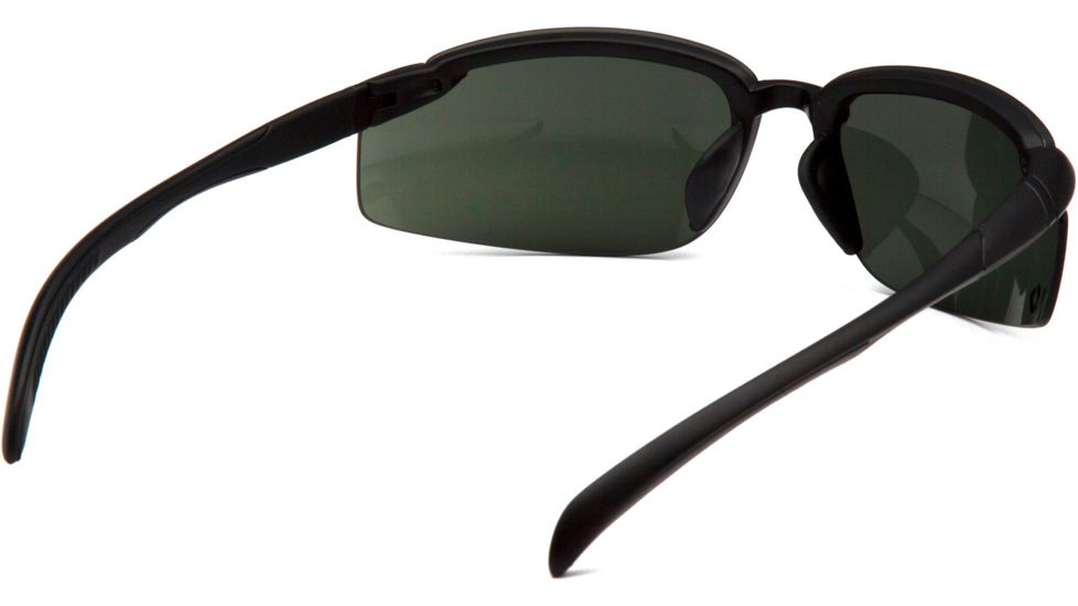 Venture Gear Waverton Safety Glasses w/Forest Gray Lens, Black, VGSB1126DB