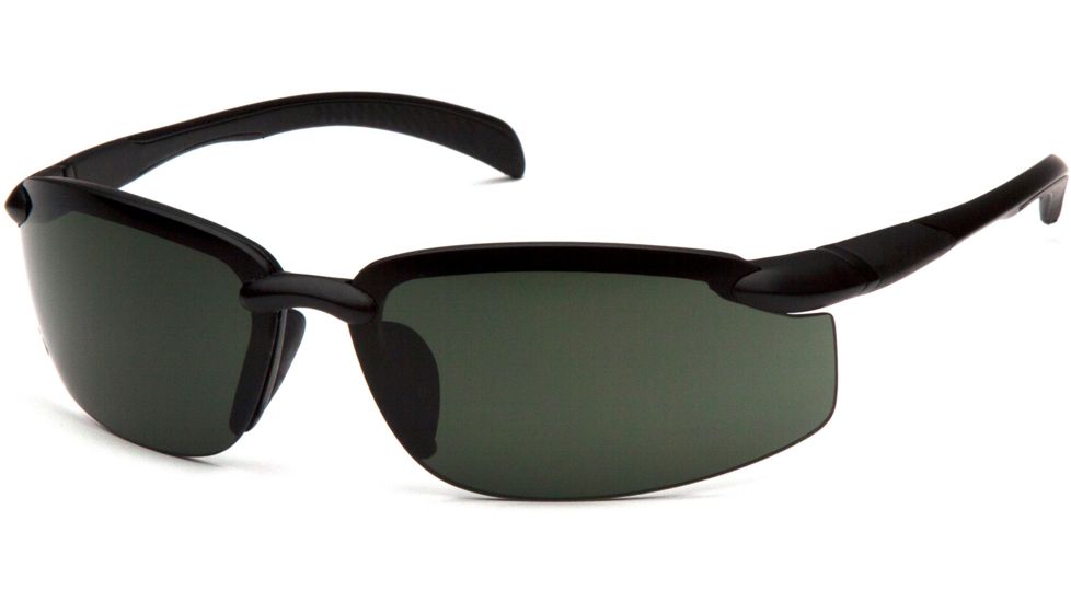Venture Gear Waverton Safety Glasses w/Forest Gray Lens, Black, VGSB1126DB