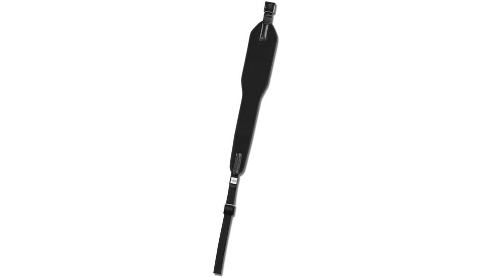 Vero Vellini Wide-Top Rifle Sling, Black Neoprene/Black Leather