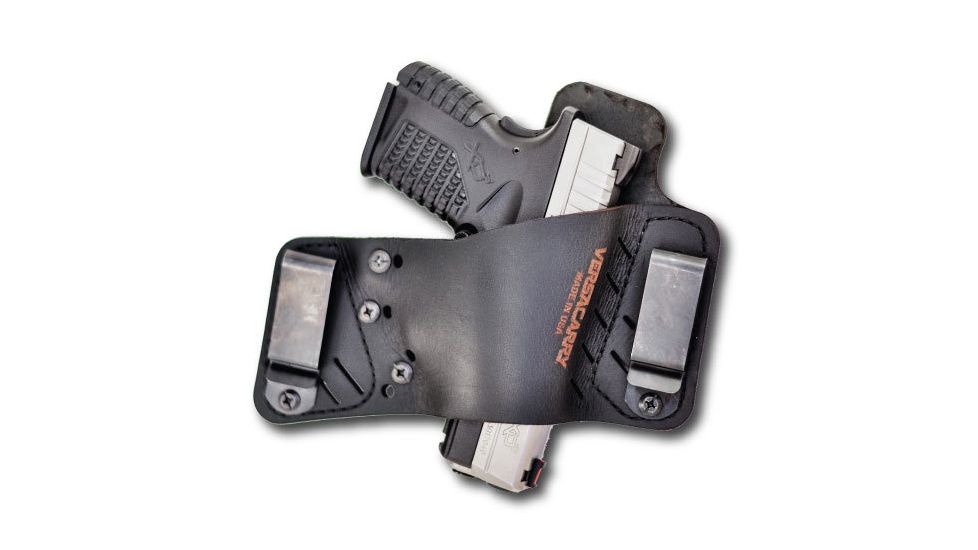 Versacarry Protector S3 IWB/OWB Holster, Right Hand, Adjustable Fit, Distressed Brown, 51311