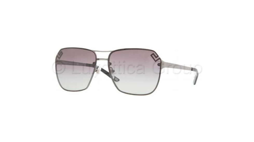 Versace Sunglasses VE2114 12768G-6014 - Sandstrahlung Gunmetal Gray Gradient