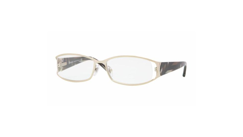 Versace VE1162 Progressive Eyeglasses Platinum Frame / 53 mm Prescription Lenses, 1221-5316