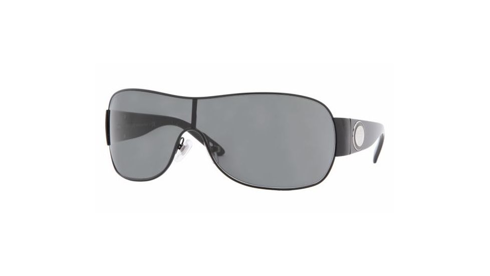 Versace VE 2101 Sunglasses Styles Black Frame / Gray Lenses, 100987-0136