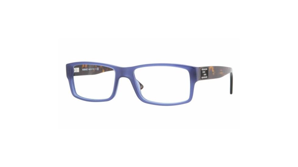 Versace VE3141 SV Prescription Eyeglasses - Transparent Blue Demo Lens Frame / 53 mm Prescription Lenses, 903-5317