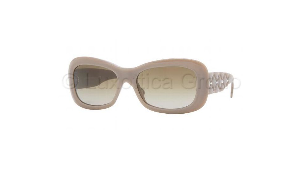 Versace VE4155B SV Prescription Sunglasses - Dark Beige Brown Gradient Frame / 55 mm Prescription Lenses, 817-13-5517