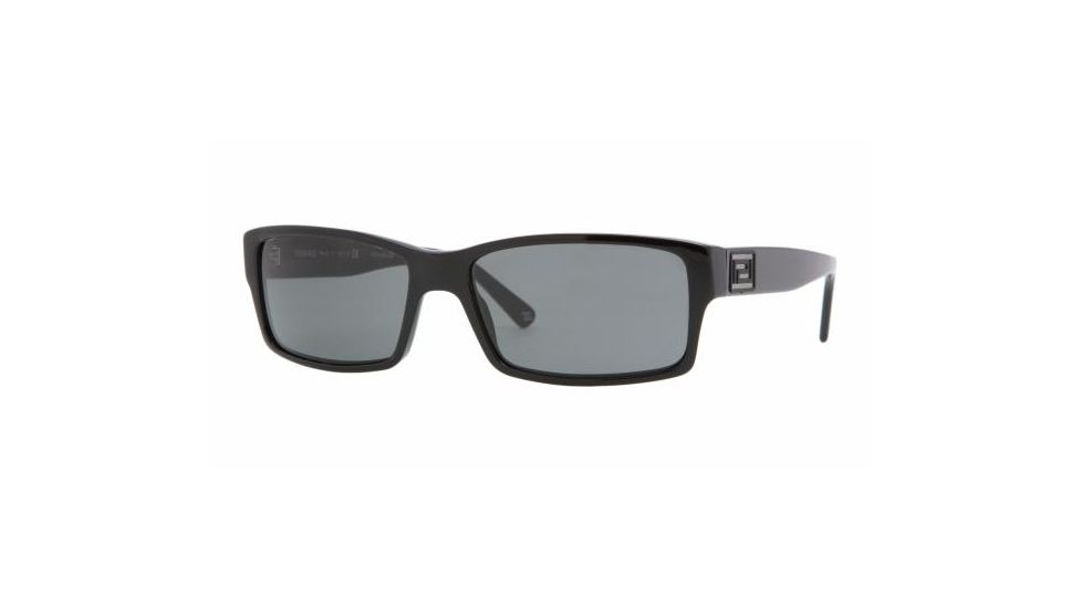 Versace VE 4198 Sunglasses Styles - Black Polar Gray Frame, GB1-81-5716