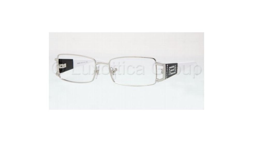 Versace VE1163B Progressive Prescription Eyeglasses 1000-5016 - Silver Frame