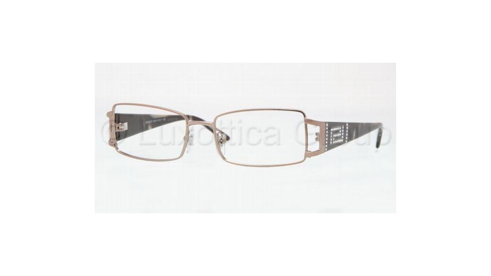 Versace VE1163B Progressive Prescription Eyeglasses 1013-5216 - Brown Frame