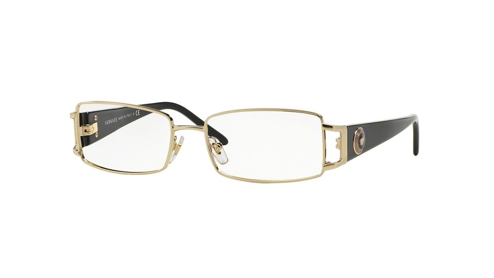 Versace VE1163M Progressive Prescription Eyeglasses 1252-52 - Pale Gold Frame