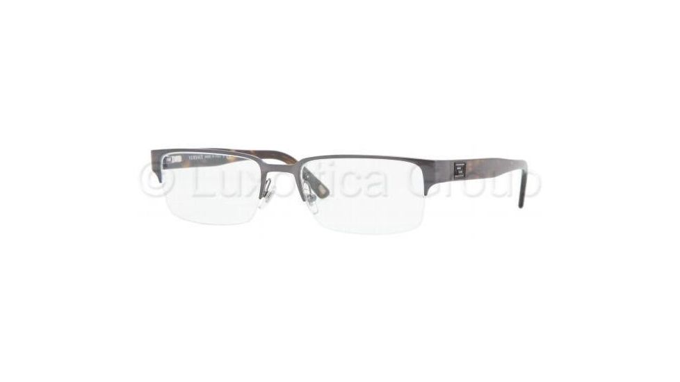 Versace VE1184 Eyeglass Frames 1267-5318 - Brushed Anthracite 
