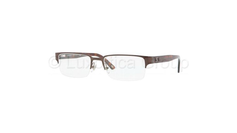 Versace VE1184 Eyeglass Frames 1269-5318 - Brushed Brown 