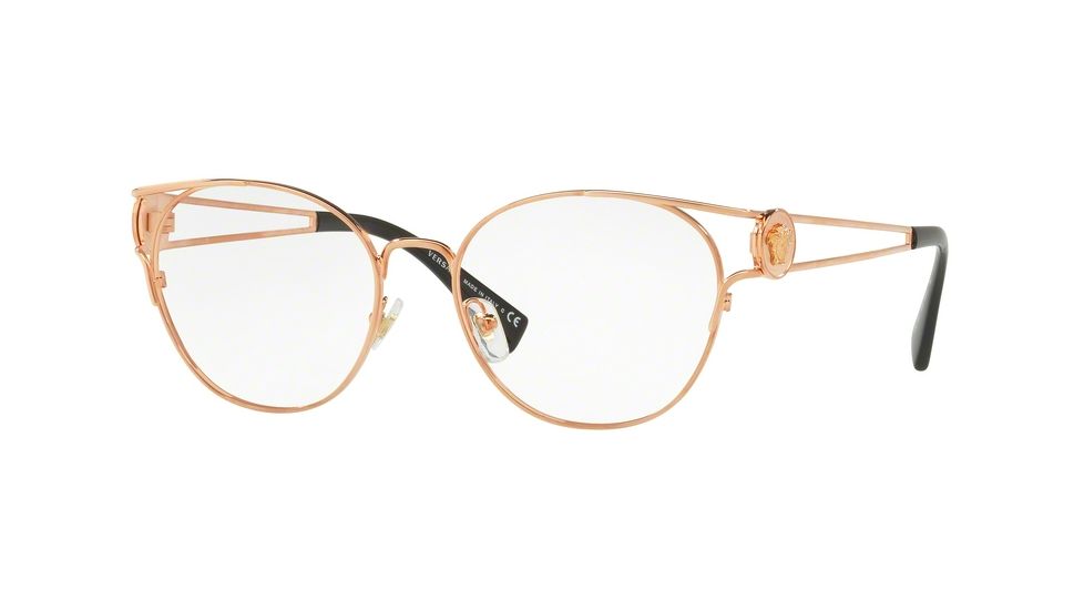 Versace VE1250 Eyeglass Frames 1412-52 - Pink Gold Frame