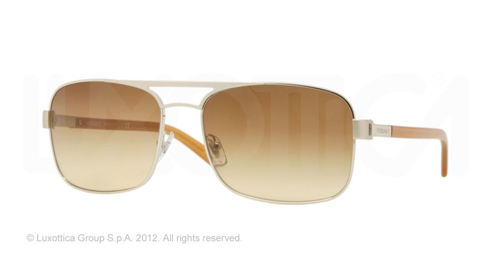 Versace VE2127 Single Vision Prescription Sunglasses VE2127-12522L-58 - 