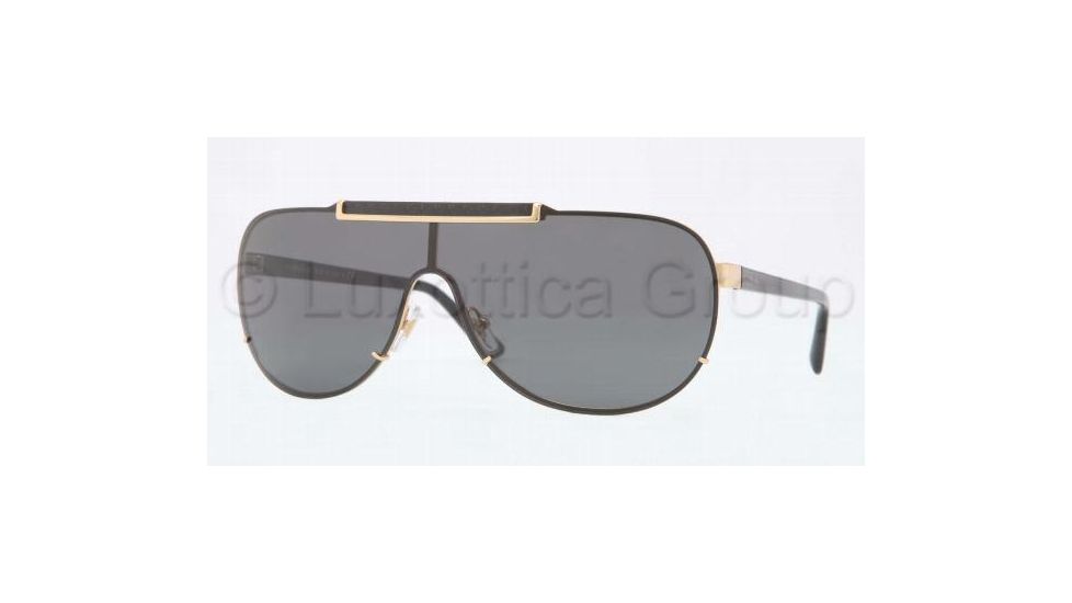 Versace VE2140 Sunglasses 100287-0140 - Gold Frame, Gray Lenses