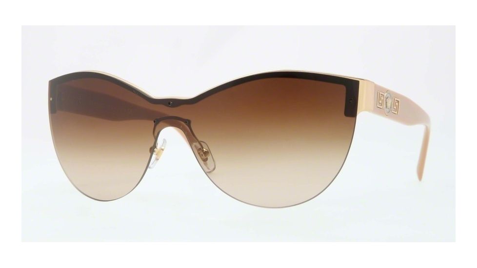 Versace VE2144 Single Vision Prescription Sunglasses VE2144-100213-40 - Lens Diameter 140 mm, Lens Diameter 40 mm, Frame Color Gold