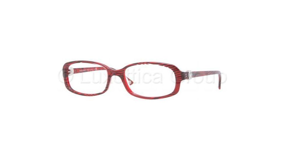Versace VE3149B Single Vision Prescription Eyewear 935-5217 - Wave On Red 