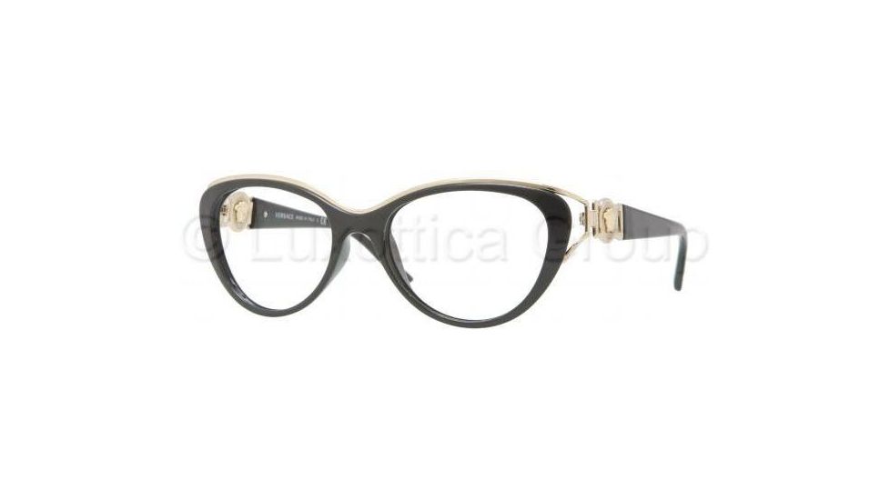 Versace VE3167 Bifocal Prescription Eyeglasses GB1-5317 - Black Frame