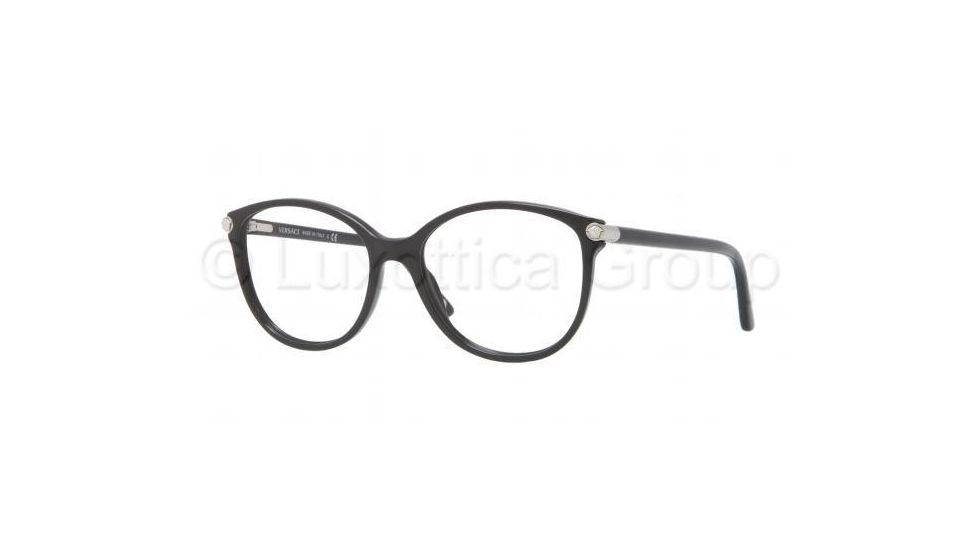 Versace VE3169 Bifocal Prescription Eyeglasses GB1-5216 - Shiny Black Frame
