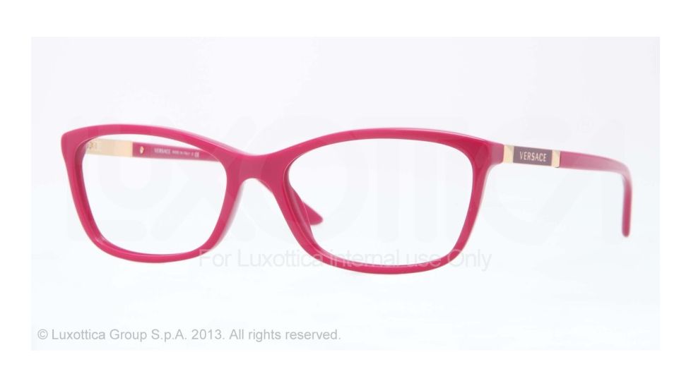 Versace VE3186 Single Vision Prescription Eyeglasses 5067-52 - Fuxia Frame