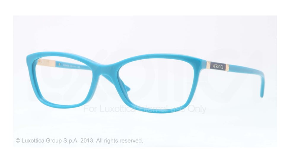 Versace VE3186 Single Vision Prescription Eyeglasses 5068-54 - Cerulean Frame