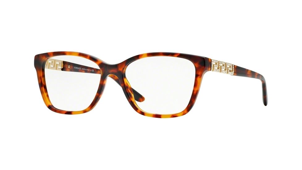 Versace VE3192B Bifocal Prescription Eyeglasses 5074-52 - Havana Frame