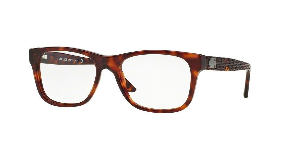 Versace VE3199 Eyeglass Frames 879-53 - Havana Frame