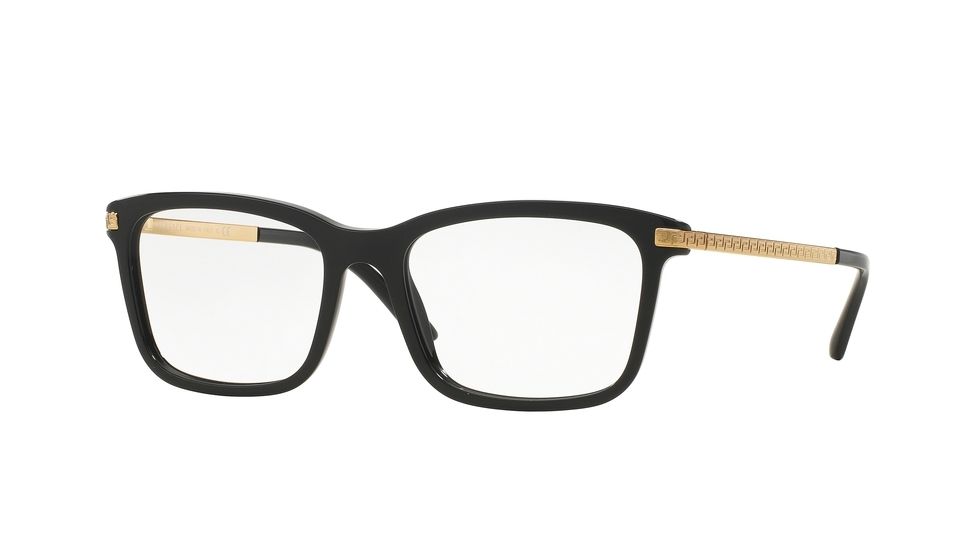 Versace VE3210A Eyeglass Frames GB1-55 - Black Frame