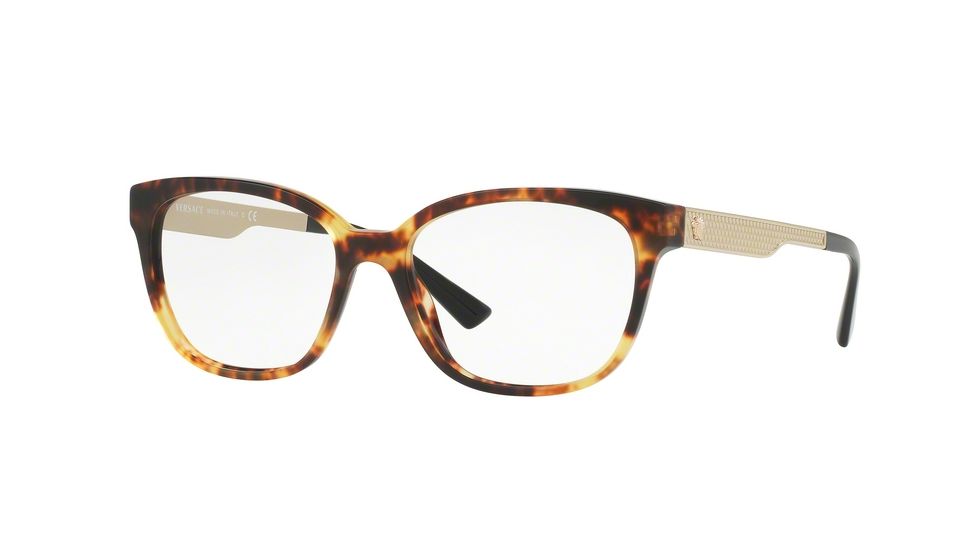 Versace VE3240A Bifocal Prescription Eyeglasses 5208-54 - Havana Frame