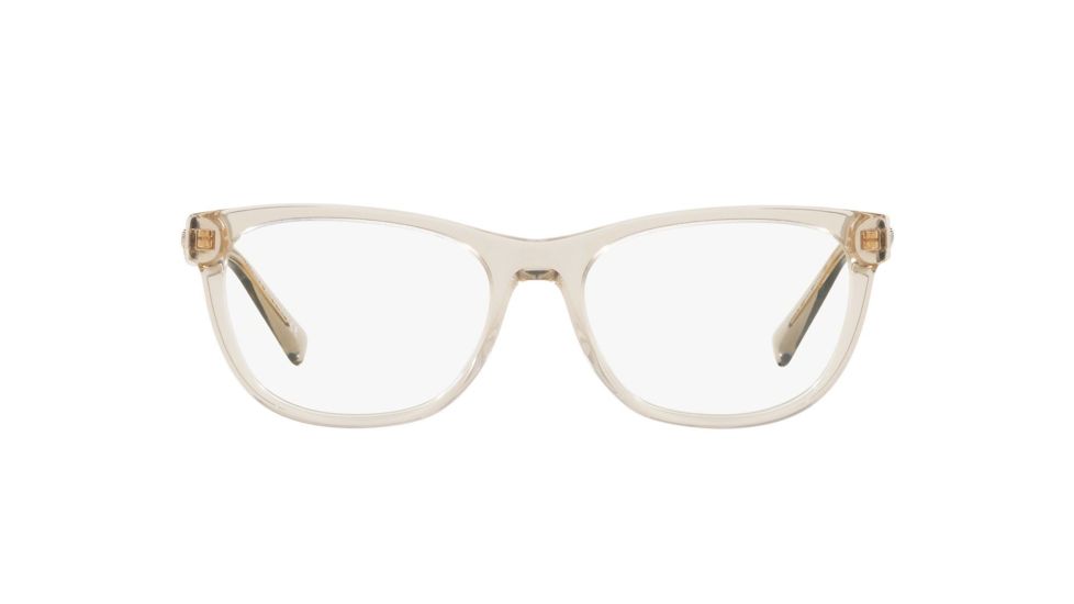 Versace VE3263B Prescription Eyeglasses, 52mm, Transparent Beige, VE3263B-5288-52-SV