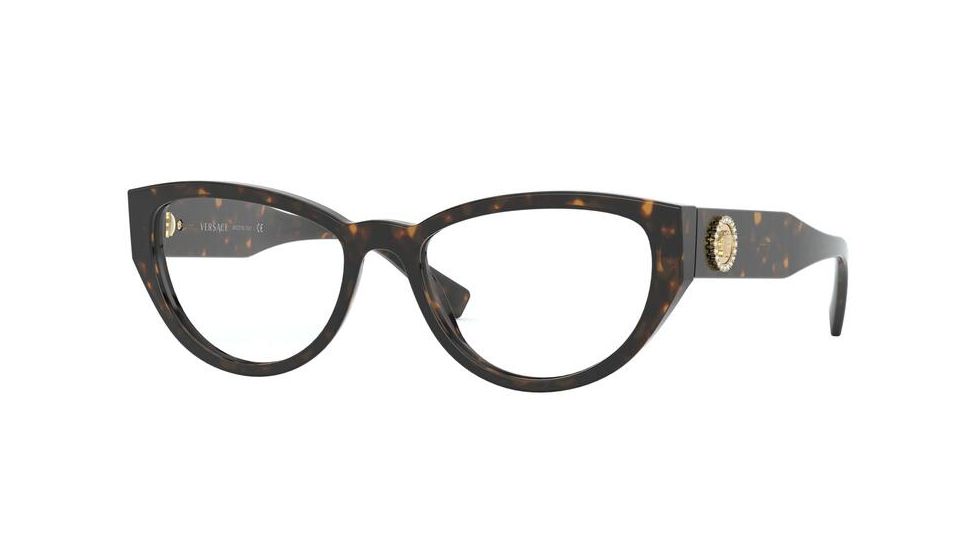 Versace VE3280B Eyeglass Frames 108-51 - Havana