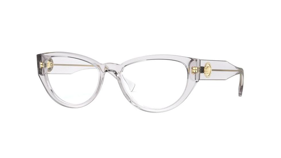 Versace VE3280B Eyeglass Frames 593-51 - Transparent Gray