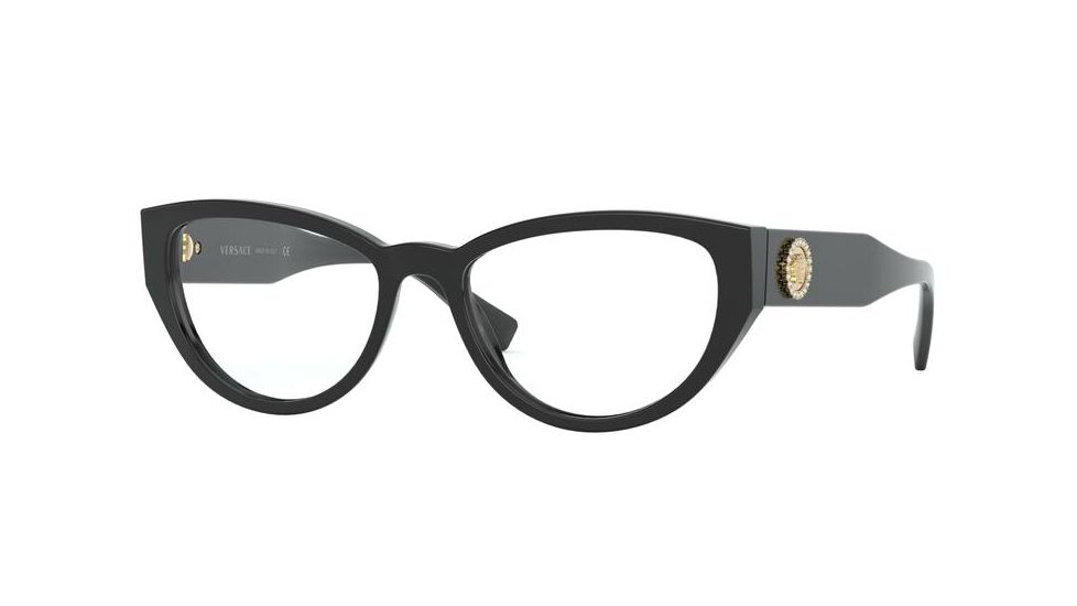 Versace VE3280B Eyeglass Frames GB1-51 - Black