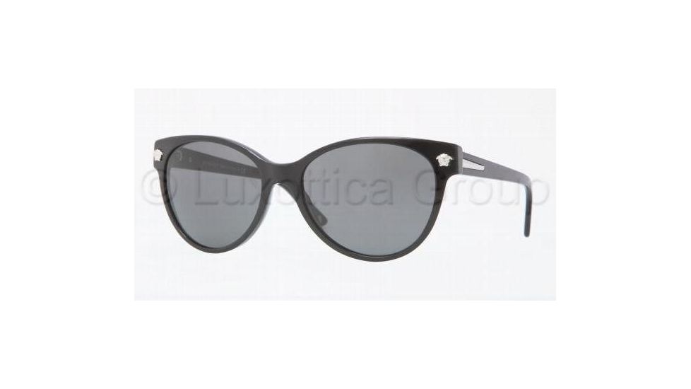 Versace VE4214 Sunglasses GB1/87-5617 - Shiny Black Gray
