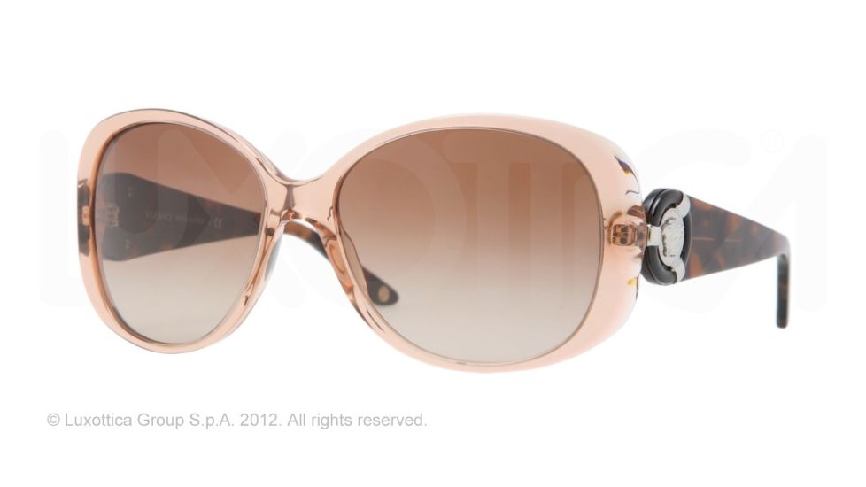 Versace VE4221 Bifocal Prescription Sunglasses VE4221-772-13-58 - Lens Diameter 58 mm, Frame Color Brown Transparent