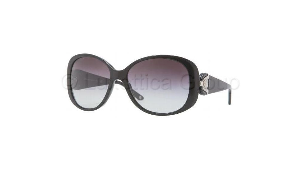 Versace VE4221 Sunglasses GB1/8G-5816 - Black Frame, Gray Gradient Lenses