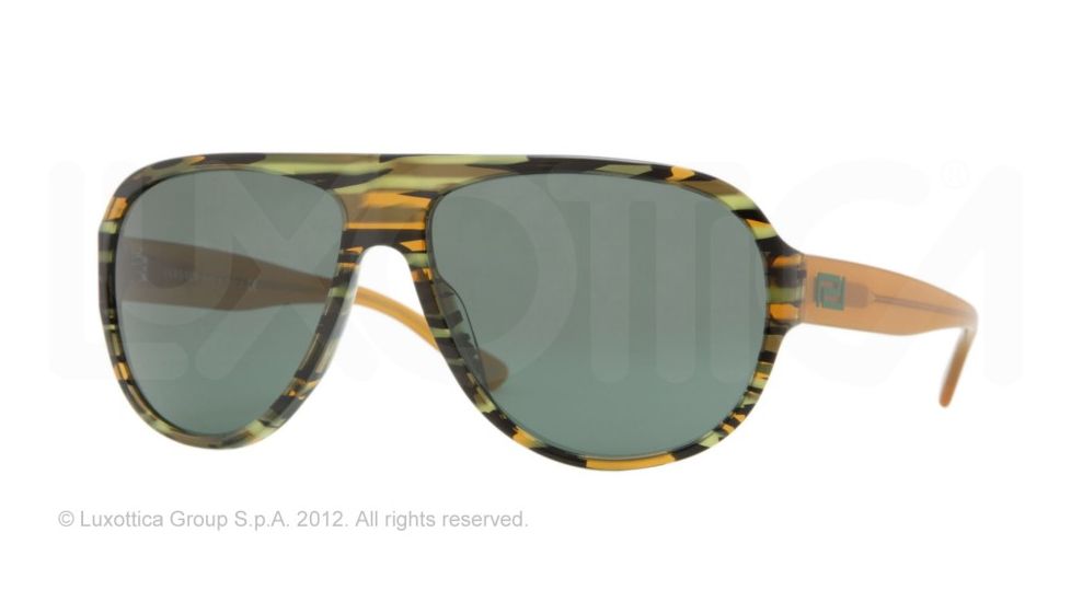 Versace VE4231 Progressive Prescription Sunglasses VE4231-811-71-62 - Lens Diameter 62 mm, Frame Color Military Green