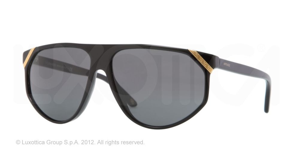 Versace VE4240 Bifocal Prescription Sunglasses VE4240-GB1-87-61 - Lens Diameter 61 mm, Frame Color Black