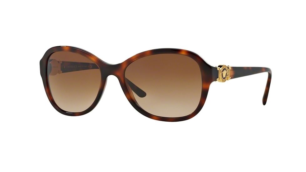 Versace VE4262 Progressive Prescription Sunglasses VE4262-506113-57 - Lens Diameter 57 mm, Frame Color Havana