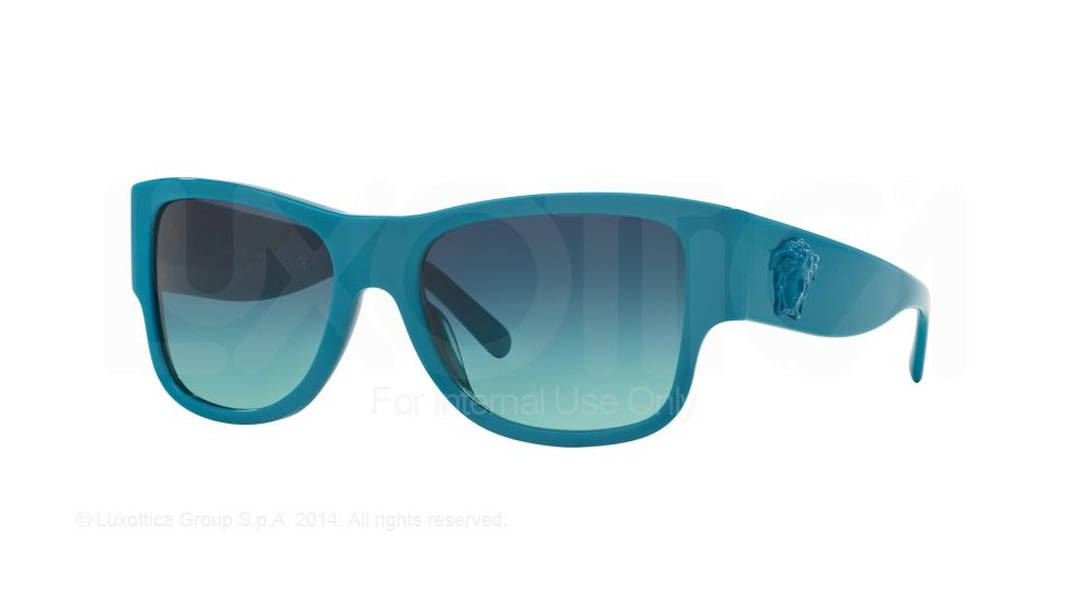 Versace VE4275A Single Vision Prescription Sunglasses VE4275A-50684S-56 - Lens Diameter 56 mm, Frame Color Cerulean