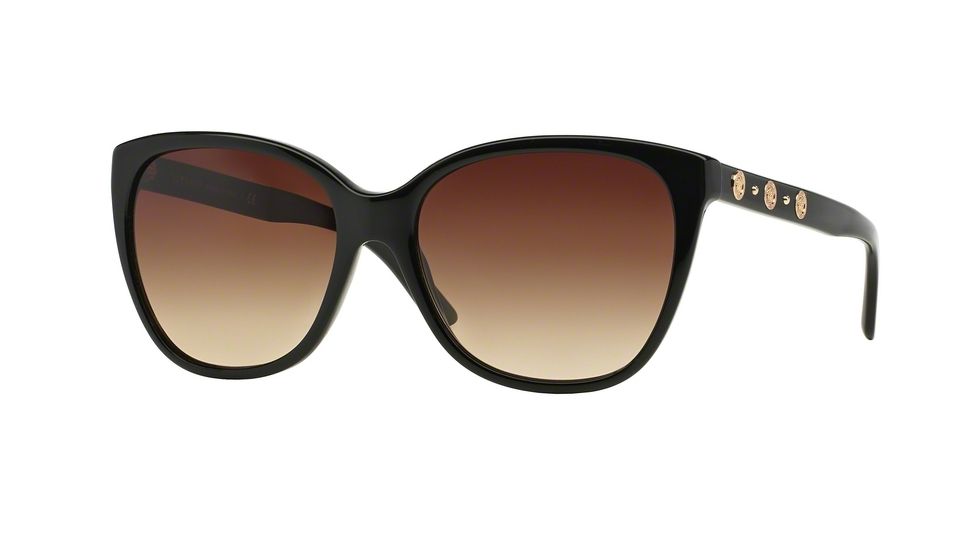 Versace VE4281 Single Vision Prescription Sunglasses VE4281-GB1-13-57 - Lens Diameter 57 mm, Frame Color Black
