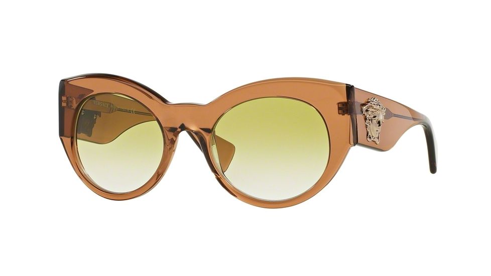 Versace VE4297 Bifocal Prescription Sunglasses VE4297-617-8E-54 - Lens Diameter 54 mm, Frame Color Transparent Brown