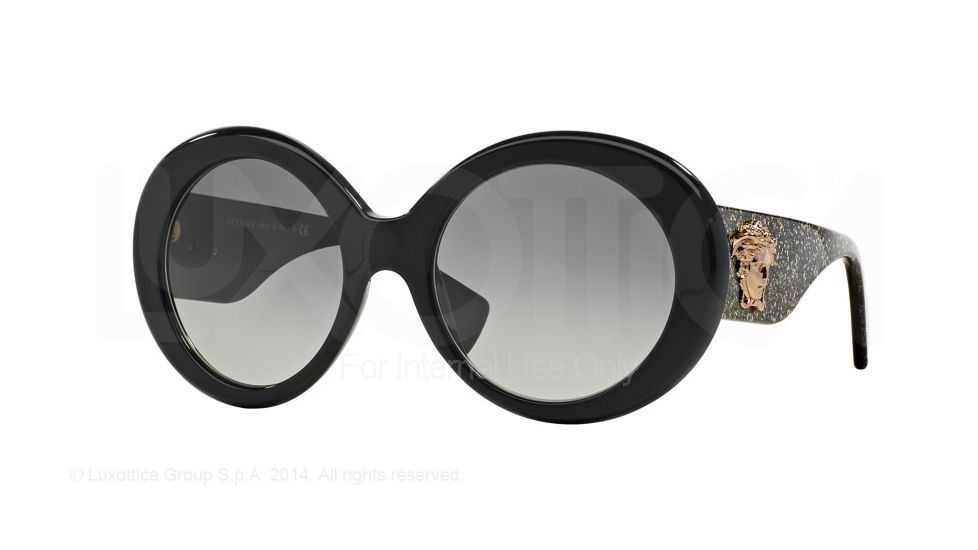 Versace VE4298 Progressive Prescription Sunglasses VE4298-515611-55 - Lens Diameter 55 mm, Frame Color Black