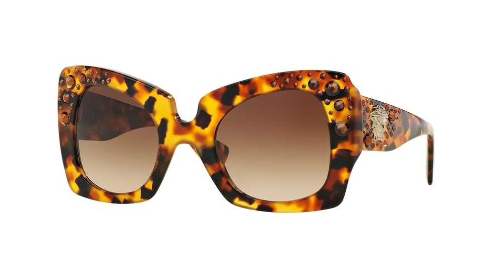 Versace VE4308B Progressive Prescription Sunglasses VE4308B-511913-52 - Lens Diameter 52 mm, Frame Color Havana