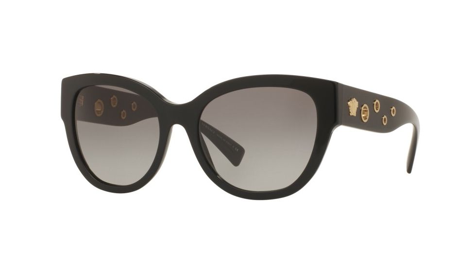 Versace VE4314A Single Vision Prescription Sunglasses VE4314A-GB1-11-56 - Lens Diameter 56 mm, Frame Color Black