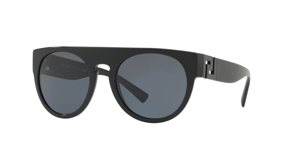 Versace VE4333 Sunglasses 523287-55 - Black Frame, Grey Lenses