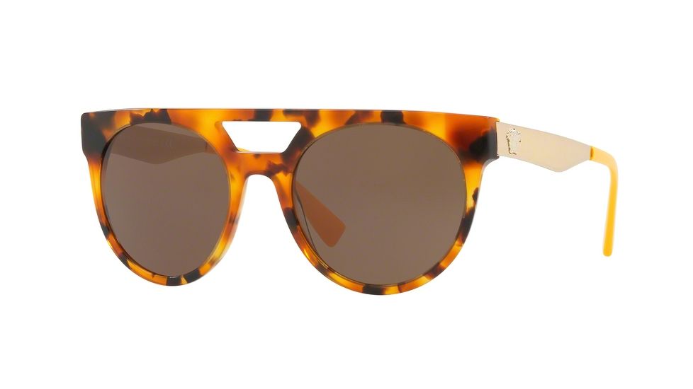 Versace VE4339 Bifocal Prescription Sunglasses VE4339-524973-55 - Lens Diameter 55 mm, Frame Color Havana / Yellow