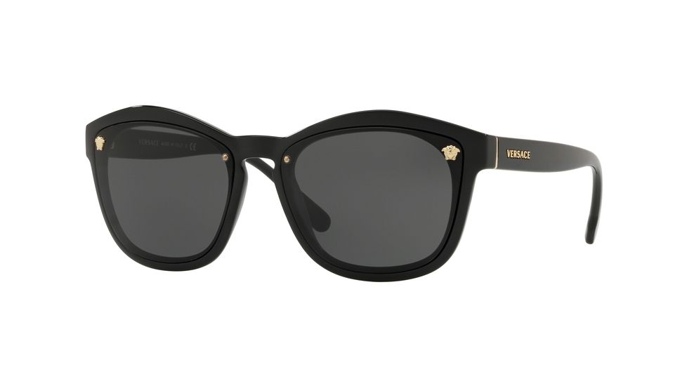 Versace VE4350 Sunglasses GB1/87-57 - Black Frame, Grey Lenses